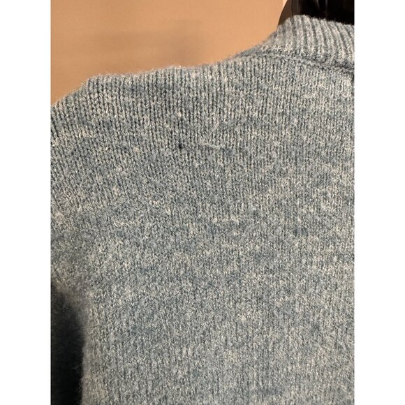 Witty Fox Cardigan XL Women’s Embroidered Hearts Blue Cropped - Picture 6 of 11